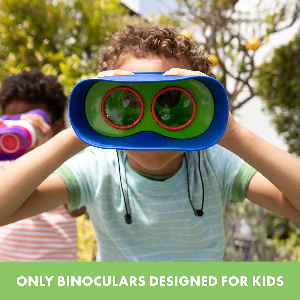 Educational Insights GeoSafari Jr. Kidnoculars - Binoculars for Kids Ages 3+, STEM and Outdoor Toys for Toddlers, Gifts for Toddlers, Stocking Stuffers for Kids